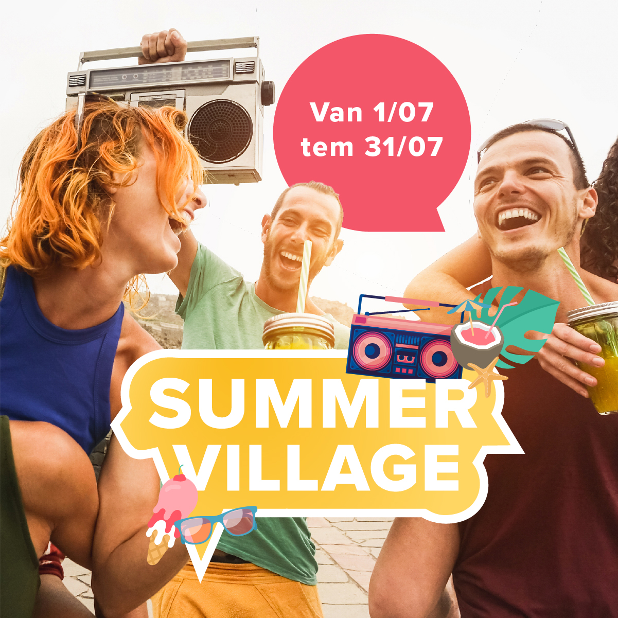 Zomerdorp in Shopping 1